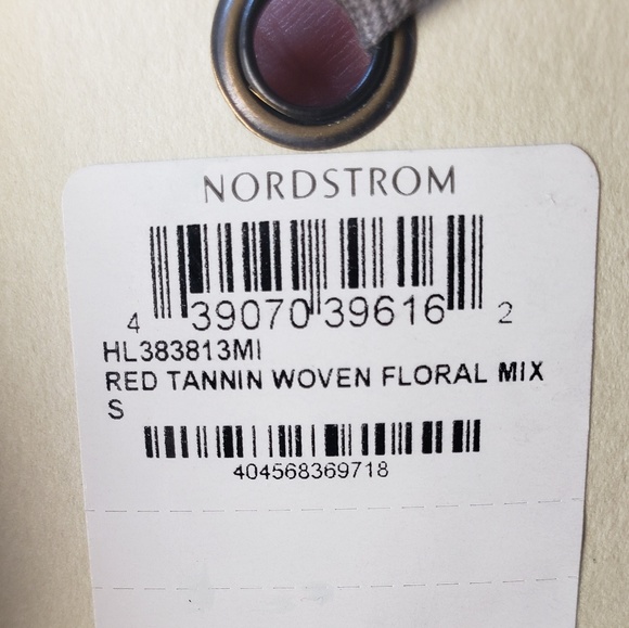 Hinge Red Mixed Floral Print Peasant Dress NWT - Picture 6 of 8